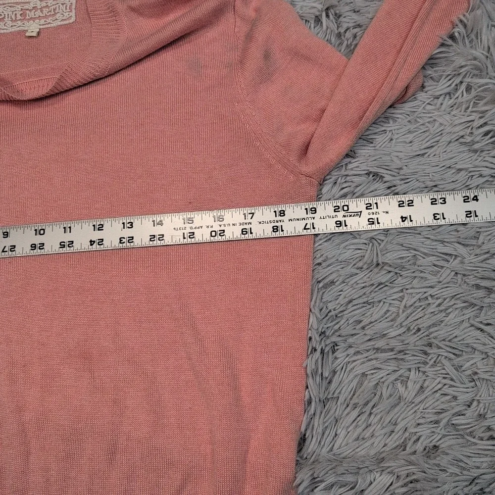Pink Martini Sweater Womens S‎ Cashmere Blend Soft Lightweight Comfort